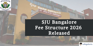 SJU Bangalore Fee Structure 2026 Out @sju.edu.in; Check Course-wise Fees Here